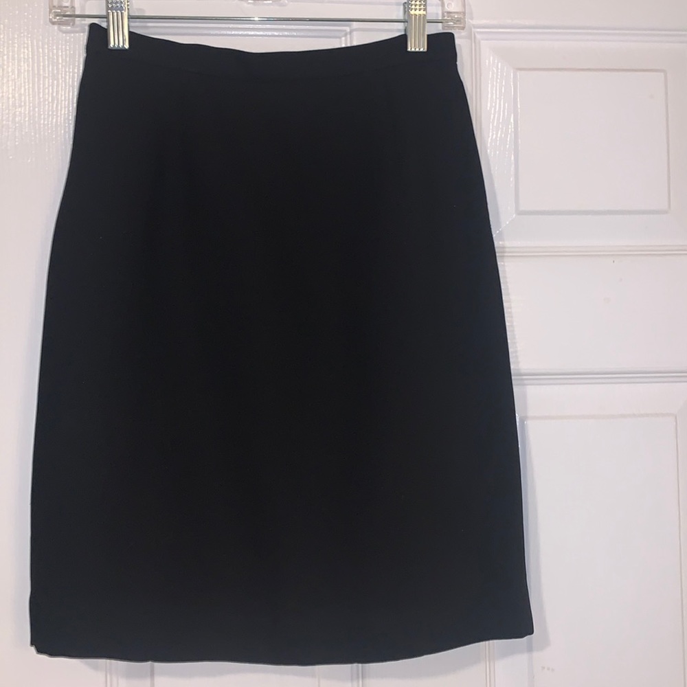 Black Petite Sophisticate Skirt